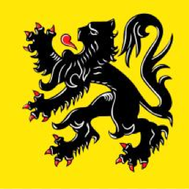 The lion that adorns Belgium's coat of Arms, updated for new audiences.